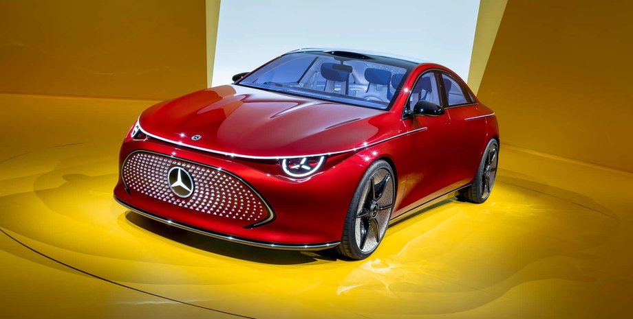 Mercedes-Benz Concept CLA-Class, Mercedes CLA, новый Mercedes CLA, электромобиль Mercedes