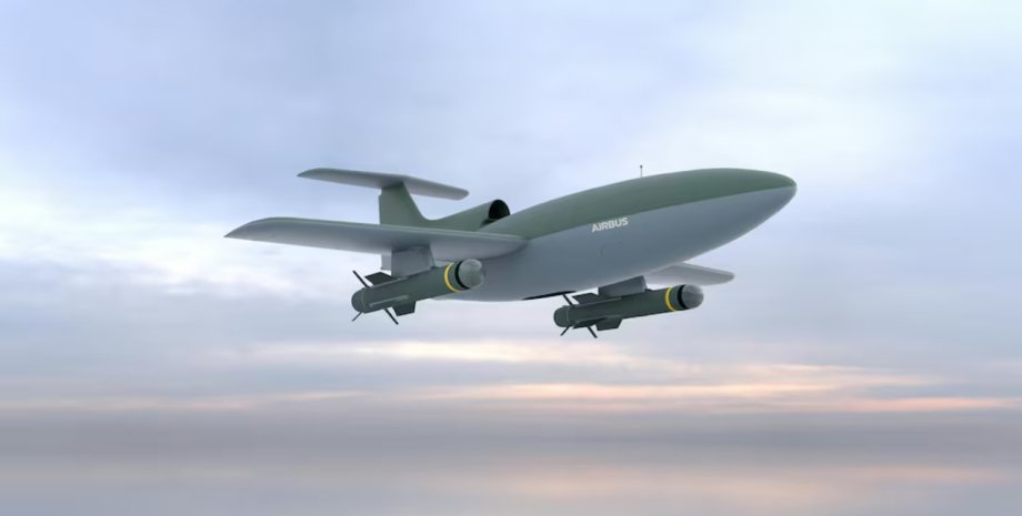 Беспилотник LOAD от Airbus с двумя ракетами Дрон LOAD от Airbus