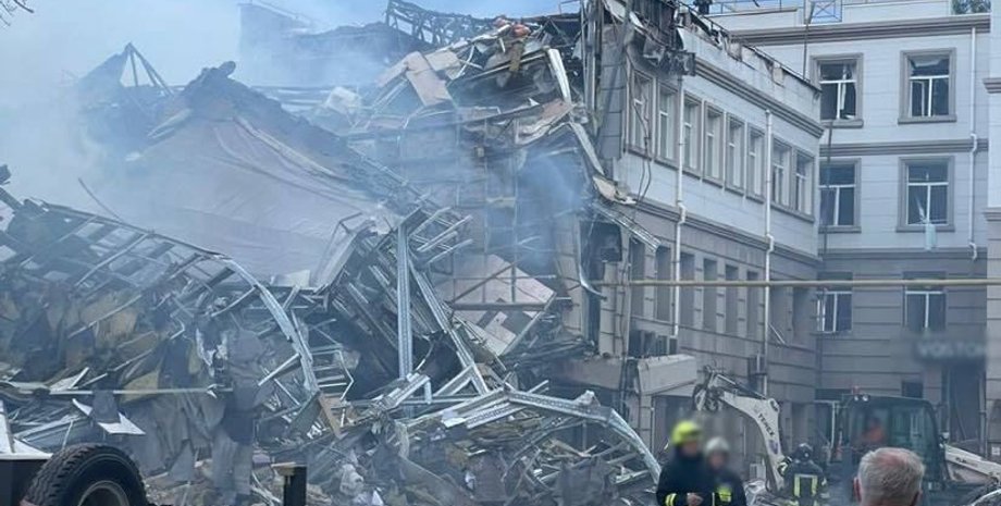 Разрушения, Одесса, завалы, обстрел, жертвы, спасатели, пострадавшие