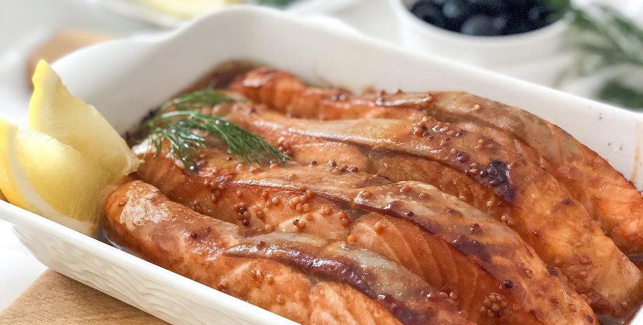 семга. запеченная семга, рецепт семги
