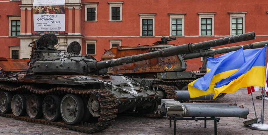 Виставка знищена техніка ЗС РФ музейний оператор Берлін захід