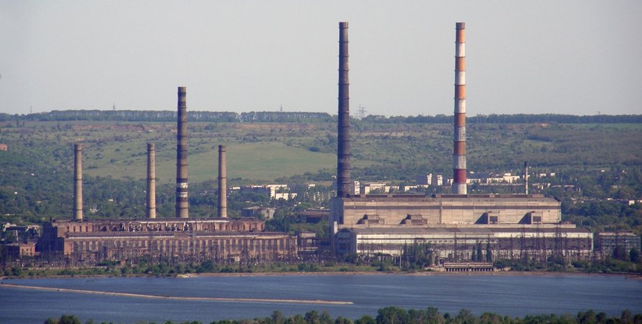 Славянская ТЭС прекратила работу в Донецкой области