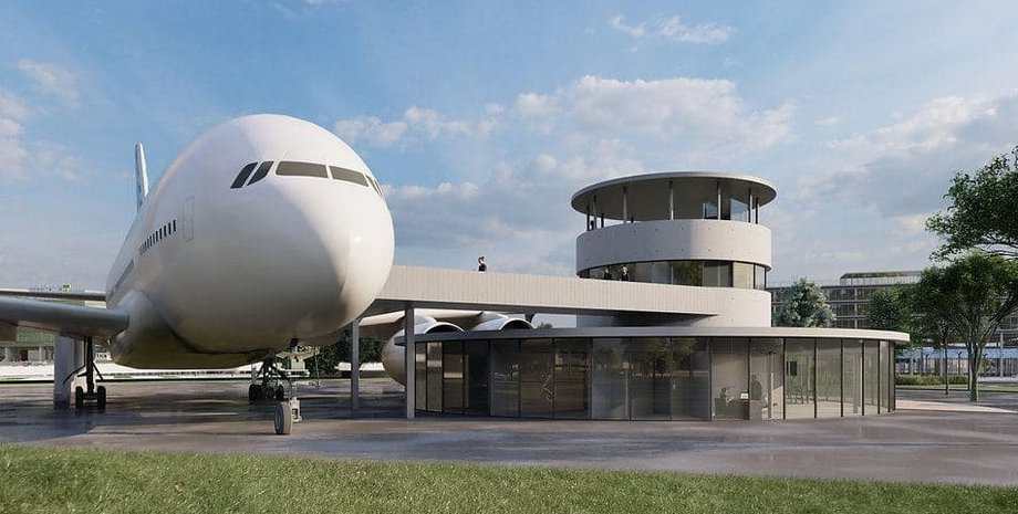 Франция, аэропорт Тулузы, отель-ресторан, отель в самолете, ресторан в самолете, A380