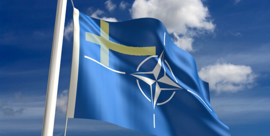флаг, флаг НАТО, флаг Швеции
