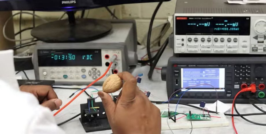 Генератор энергии из ореховой скорлупы