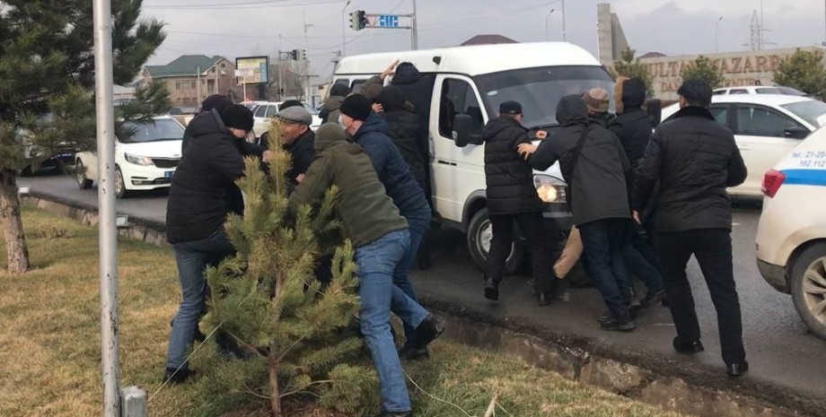 Казахстан, протесты, газ