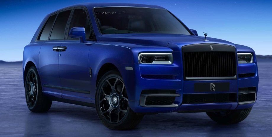 Rolls-Royce Cullinan Black Badge "Blue Shadow" Private Collection Rolls-Royce, Rolls-Royce Cullinan, Rolls-Royce Cullinan Blue Shadow, Кроссовери, Новинки, Розкішні авто, Космос, Фото