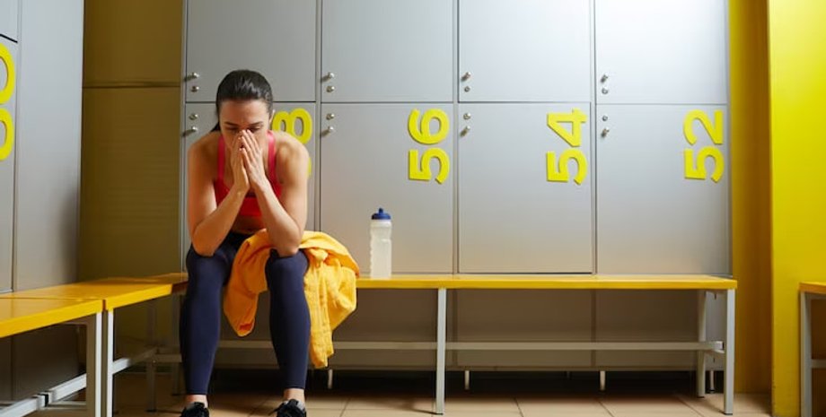 Девушка, спортзал, неловкая история