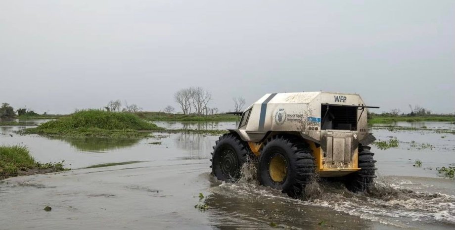 Робот-амфибия грузовик, робот-амфибия, роботы