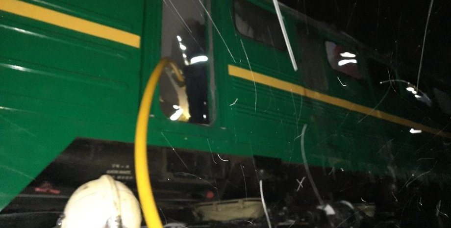 Житомирщина, поезд, Львов-Бахмут, возгорание, пожар,