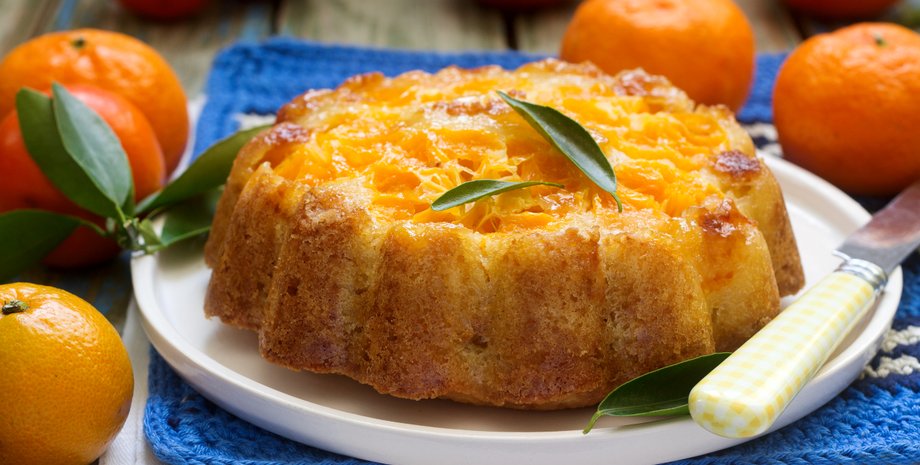 пирог с мандаринами, рецепт пирога, мандарины, бездрожжевая выпечка, простой рецепт пирога