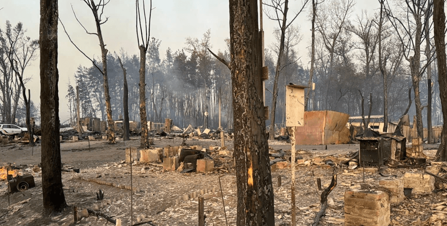 Піски-Радьківські село, на харківщині згоріло село, сергій болвінов, російсько-українська війна, пожежа на харківщині