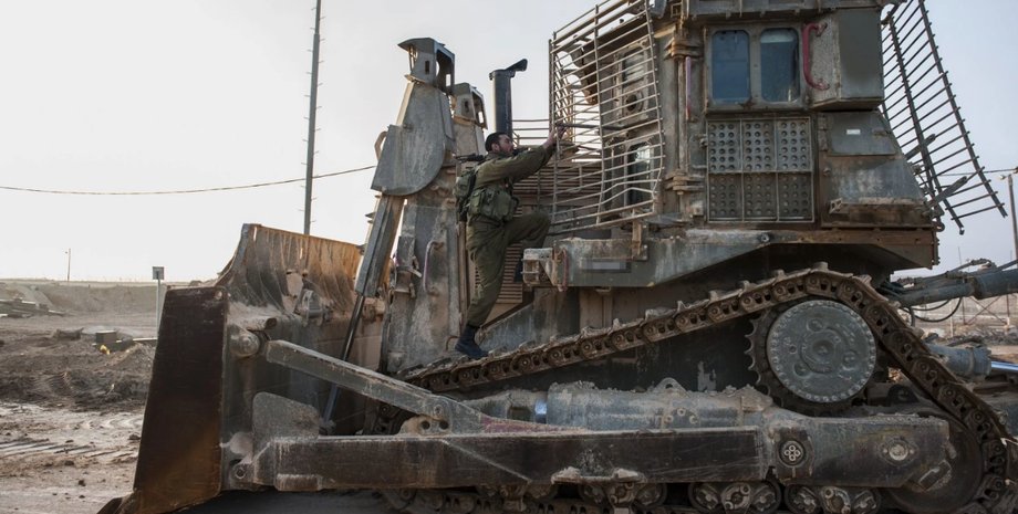 бульдозер Caterpillar ЦАХАЛ