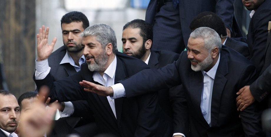 Исмаил Хания Халед Машаль Исмаил Хания, хамас, сектор газа, Халед Машаль