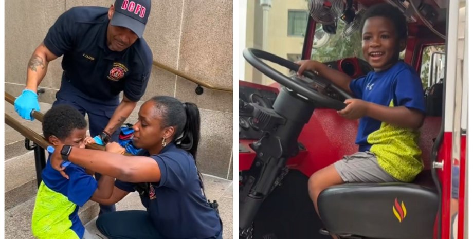 Чотирирічний хлопчик застряг у металевій огорожі: рятувальникам довелося втрутитися