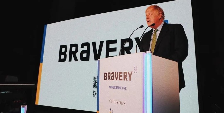 борис джонсон, Brave Ukraine