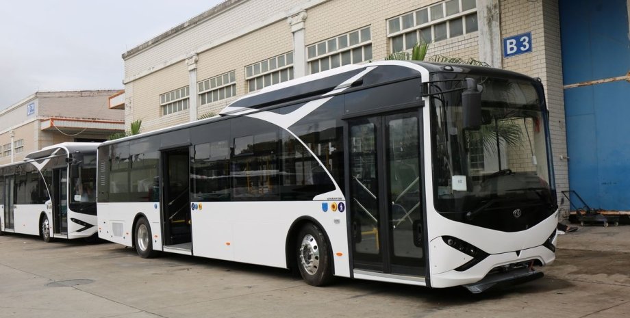 Електробуси, електробуси в Україні, Granton GTZ6129BEVR, електробуси Granton, китайські електробуси