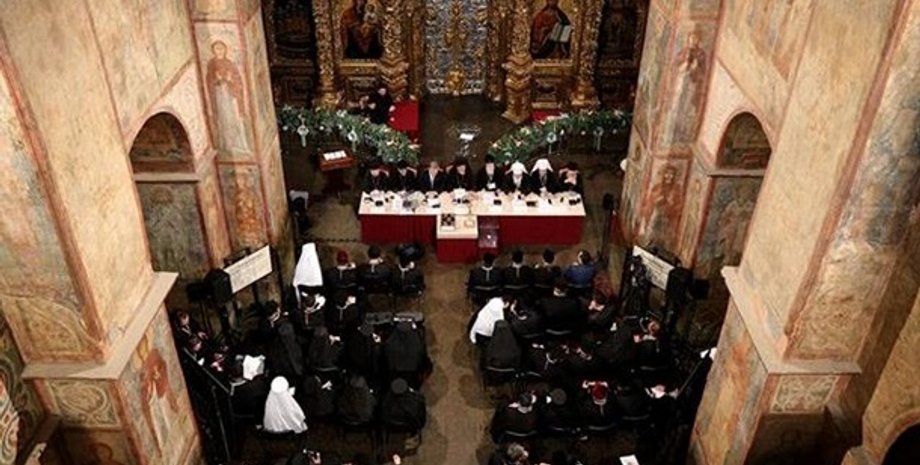 Объединительный собор в храме Святой Софии/Фото: facebook.com/svyatoslav.tsegolko