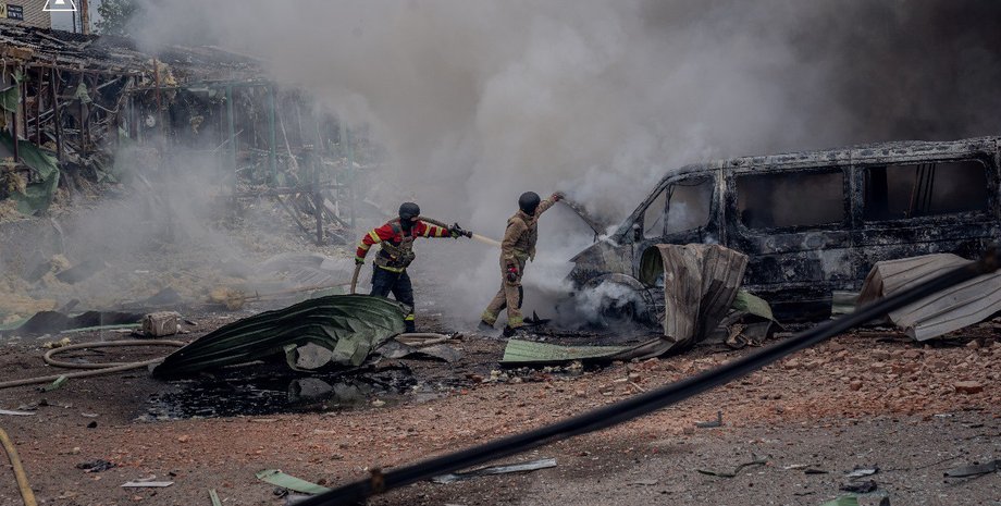 Последствия атаки в Сумах