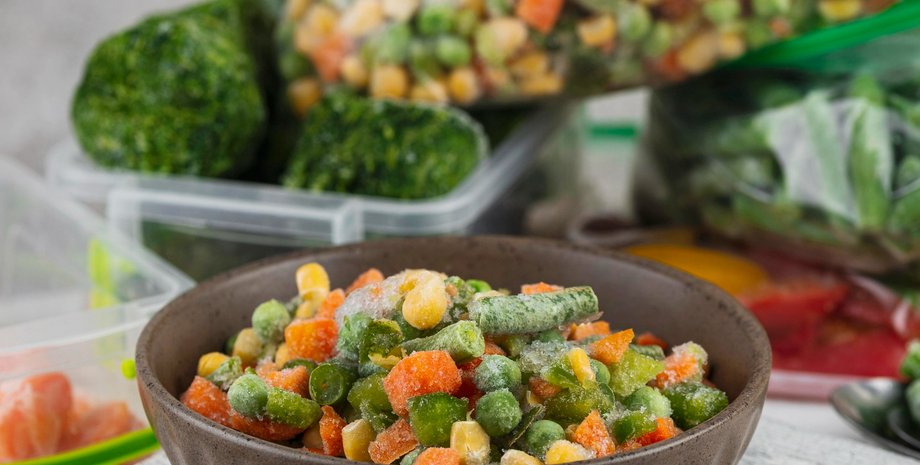 замороженные овощи