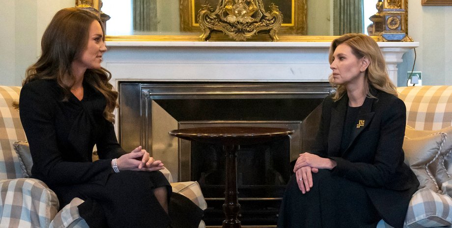 Принцесса Уэльская, Елена Зеленская, прием, Букингемский дворец, королева умерла