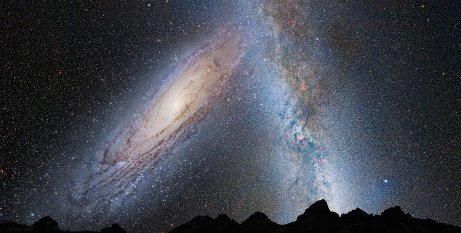 Чумацький Шлях галактика Андромеди