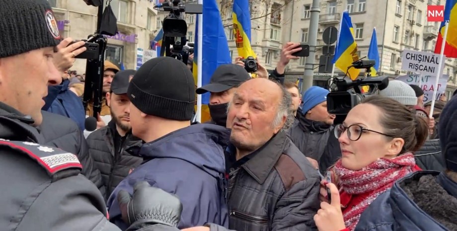 молдова, протест, проросійські партії