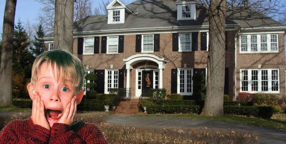 Поместье из фильма "Один дома" Поместье из фильма "Один дома", один дома особняк, кевин маккалистер, маколей калкин, один дома фильм