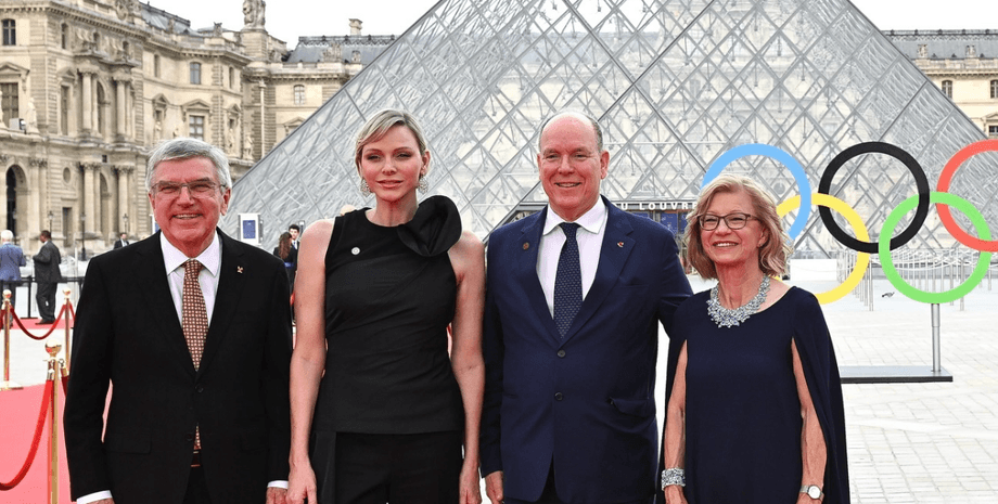 Княгиня Шарлен и князь Альбер II, княгиня монако, князь монако, олимпийские игры 2024 года, олимпиада 2024 года, париж