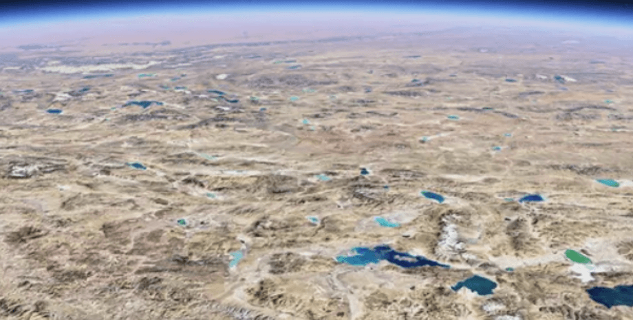 Снимок Гималайских гор Google Street View