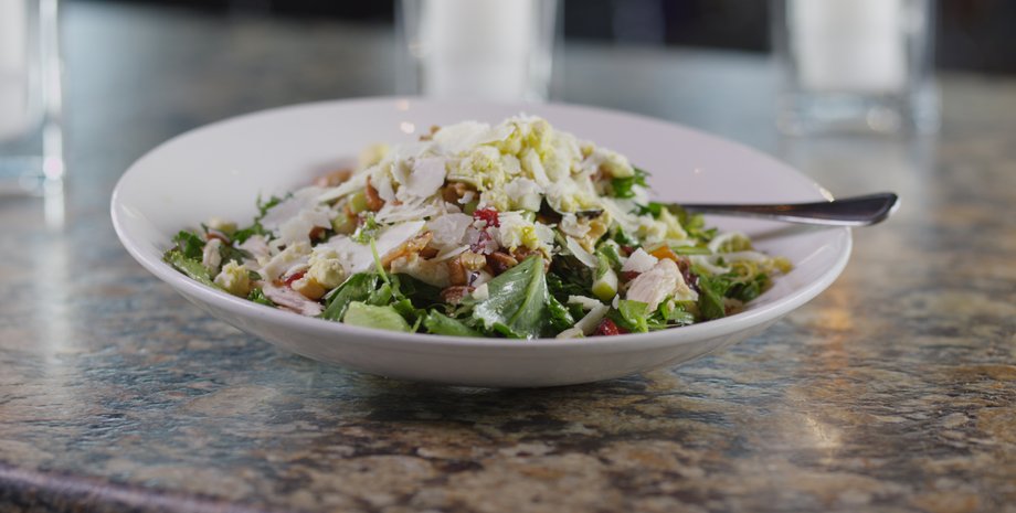 салат, м'ясний салат, рецепт салату