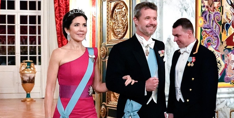 Кронпринцеса Марія та принц Фредерік, королівська родина Данії