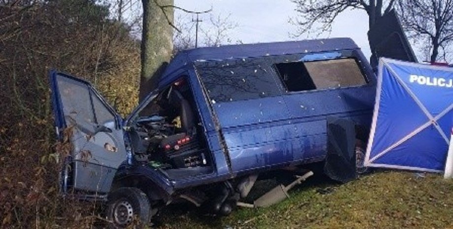 ДТП, авария, Польша, украинцы