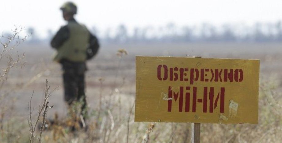 мины, разминирование, поле