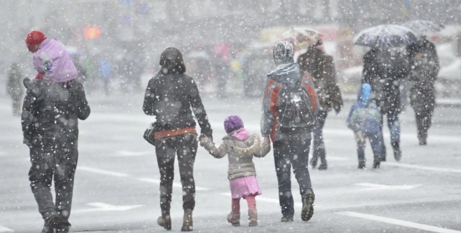 Мокрий сніг Погода, прогноз погоди на тиждень, погода в Україні