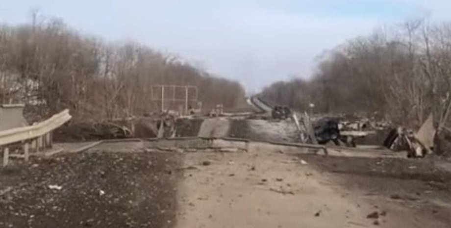 Підрив мосту, Бахмут, битва за Бахмут