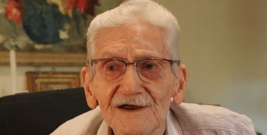 Секрет долголетия, пожилой мужчина, ветеран, Вторая мировая война, 104-летний ветеран, дожил до 100 лет, важная дата
