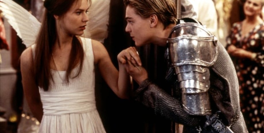 Кадр из фильма "Ромео + Джульетта"