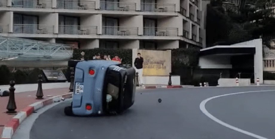 ДТП Сітроен Монако, ДТП в Монако, Гран-прі Монако, Citroen Ami, електромобіль Citroen