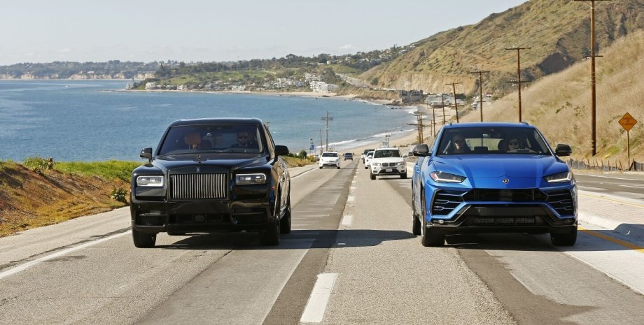 Rolls-Royce Cullinan, Bentley Bentayga, Lamborghini Urus, продаж авто, продаж нових авто, елітні авто, дорогі авто