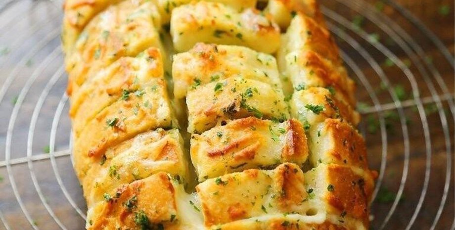 батон с сыром, вкусный батон