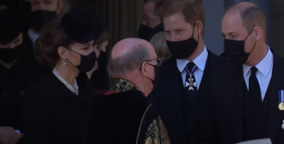 Похороны принца Филиппа, Гарри, Уильям