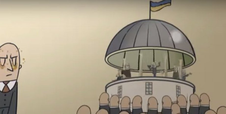Скриншот из клипа "История одной курвы" / Фото: ukranews.com