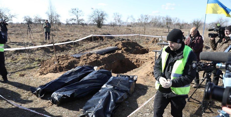Бородянка, убийства в Бородянке, захоронения в Бородянке, российские преступления, российская оккупация, война России против Украины