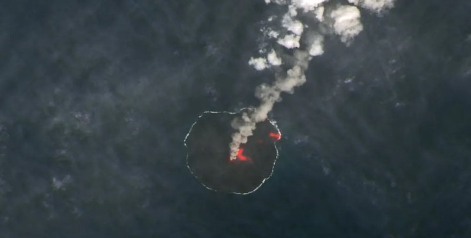 тихий океан извержение