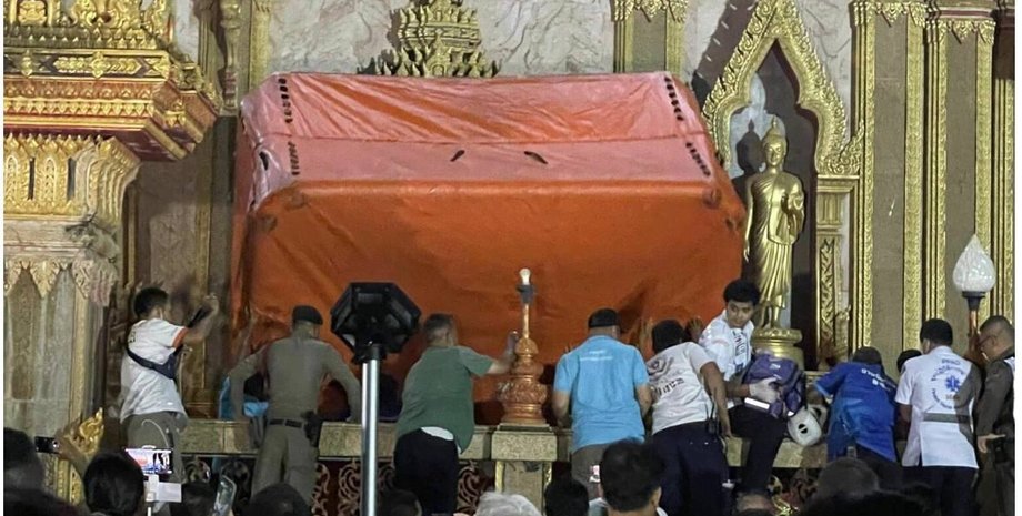 росіянин, храм, дах, стрибок, Пхукет