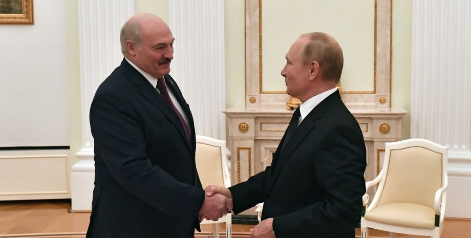 Александр Лукашенко и Владимир Путин, фото