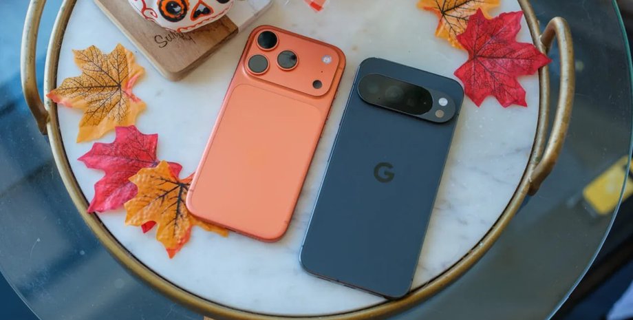 Apple iPhone и Google Pixel