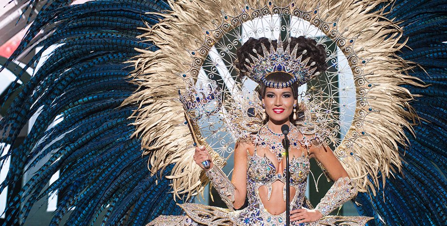 Костюм участницы конкурса Мисс Вселенная 2015 / Фото: karavan.ua