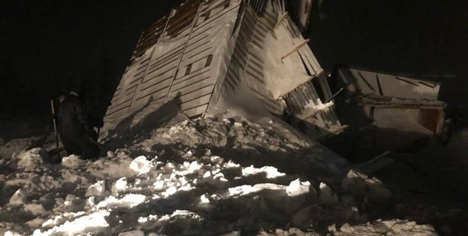 Лавина,  курорт, Норильск, Красноярский край, Россия